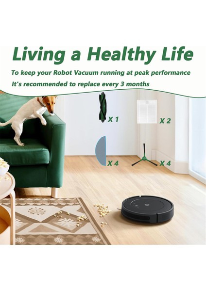 Irobot Roomba Combo Essential Y0110 Y0112 Y0140 Q0120 Elektrikli Süpürge, Rulo Fırça, Hepa Filtre, Paspas Için Aksesuar Seti (Yurt Dışından)
