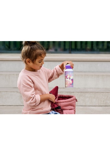 Drinking Bottle Pop Up Campus Içecek Şişesi 400 ml - Unicorn Glow