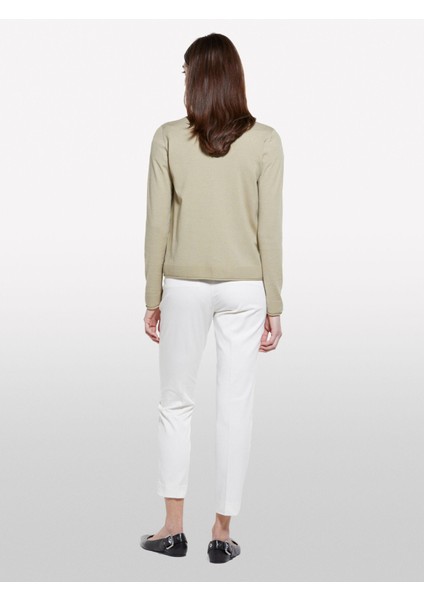 Sisley Streç Pamuklu Normal Bel Chino Pantolon Kadın Bej Pantolon - 325P4BYW55AH6 modelleri