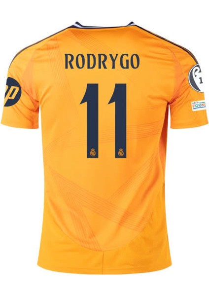 Real Madrıd Rodrygo Deplasman Turuncu Yetişkin Futbol Forması