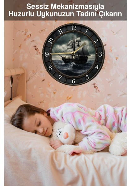 Sessiz Yuvarlak Ahşap Duvar Saati, Kuvars Hareketli 3D Görünümlü 2d Saat Sdw fırsatları