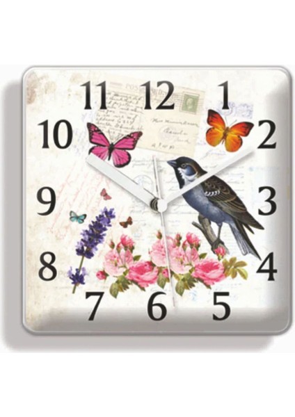 Bülbül Mıknatıslı Buzdolabı ve Askılı Duvar Saati