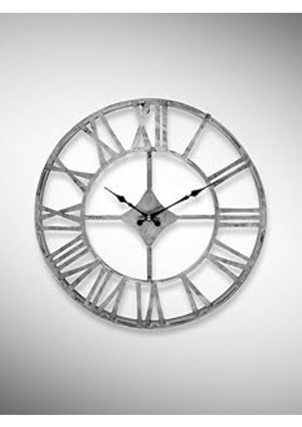 Galaxy DM30 Serisi Roma Rakamlı Metal Duvar Saati Siyah 30 cm