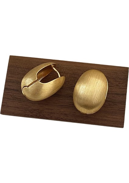 Niş Tasarım Metal Saplama Küpeler Moda Vintage Basit Moda Küpeler (Yurt Dışından)