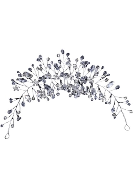 Avrupa ve Amerikan Kristal Headdress Saç Süsleri Rhinestones Saç Elbiseler (Yurt Dışından)