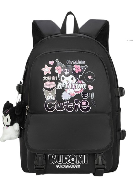 Kuromi Kız Okul Çantası Sırt Çantası (Yurt Dışından)
