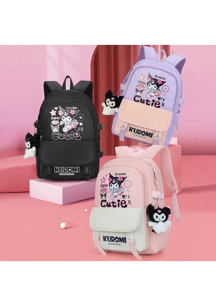 Kuromi Kız Okul Çantası Sırt Çantası (Yurt Dışından) fiyatları