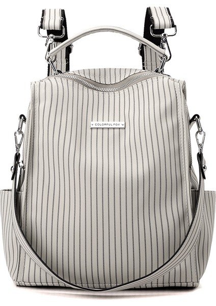 Renkli Tilki Moda Niş Sırt Çantası Tek Omuz Çantası Çapraz Askılı Çok Yönlü Çok Işlevli Sırt Çantası (Yurt Dışından)