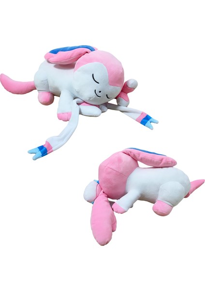 Uyuyan Sylveon Pokemon Peri Eevee Peluş Oyuncak Bebek (Yurt Dışından)