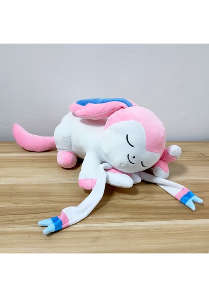 Uyuyan Sylveon Pokemon Peri Eevee Peluş Oyuncak Bebek (Yurt Dışından)