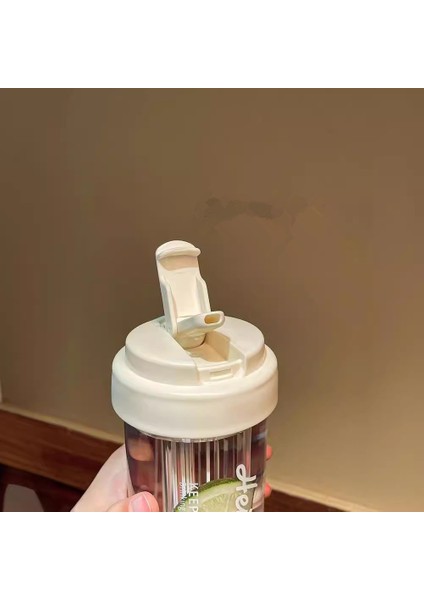 Yaz Aylarında Kadınlar Için Basit ve Yüksek Değerli Tritan Plastik Dak, Öğrenciler Için Büyük Kapasiteli, Yüksek Sıcaklığa Dalı Çocuk Pipetli Su Dağı (Yurt Dışından)