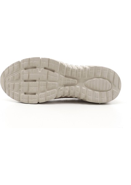 Kadın Bej Triko Memory Foam Tabanlıklı Comfort Sneaker