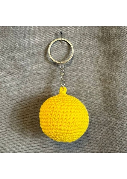 3517 El Yapımı Örgü Göz Kırpan Emoji Model Anahtarlık
