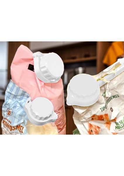 3'lü Kapaklı Ambalaj Klips Seti – Farklı Ebatlarda, Sızdırmaz ve Pratik Kapatma Çözümü -Paket Klipsi