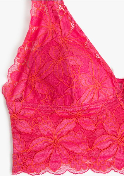 Balensiz Rahat Kalıp Çiçekli Dantelli Bralet Sütyen fiyatları