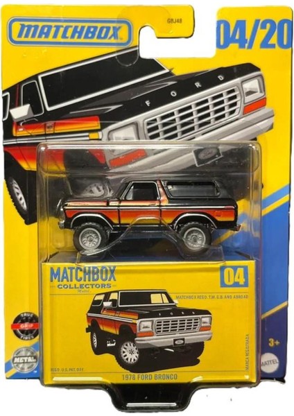 Koleksiyon Araçlar GBJ48 - JCL35 1978 Ford Bronco