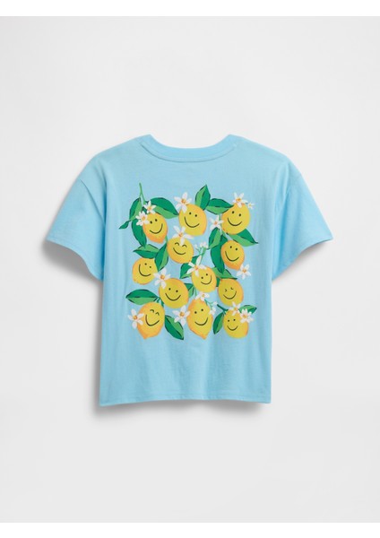 Kız Çocuk Mavi Jersey T-Shirt fiyatları