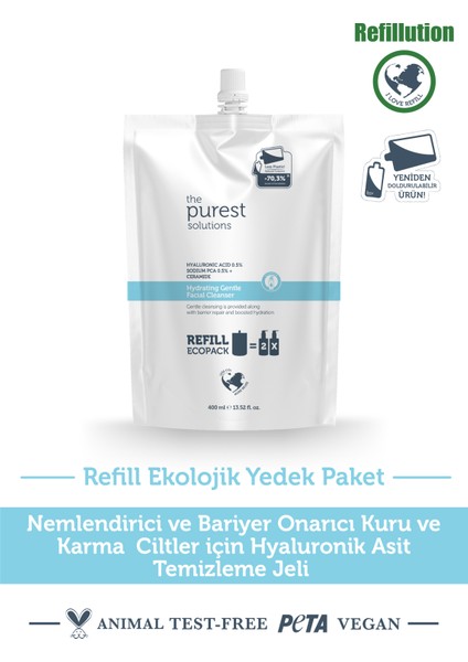 The Purest Solution - Hydrating Gentle Facial Cleanser Refıll