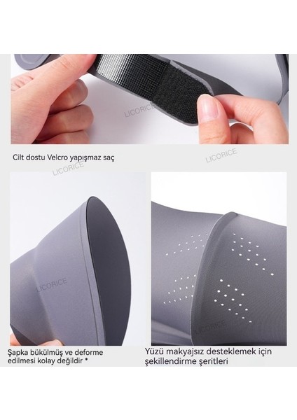 Uv Korumalı Dış Mekan Bisiklet Şapkası ve Maske Seti (Yurt Dışından) modelleri