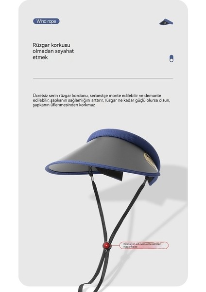 Uv Koruma Nefes Alabilen Güneş Şapkası Baş Çevresi 48-58 cm (Yurt Dışından) fırsatları