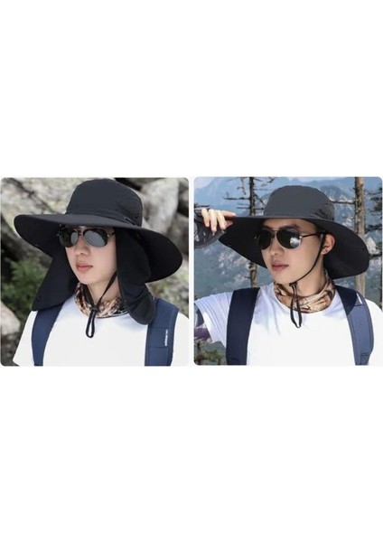 Erkek Çıkarılabilir Kamuflaj Güneş Şapkası Vizörlü (Yurt Dışından) fiyatları