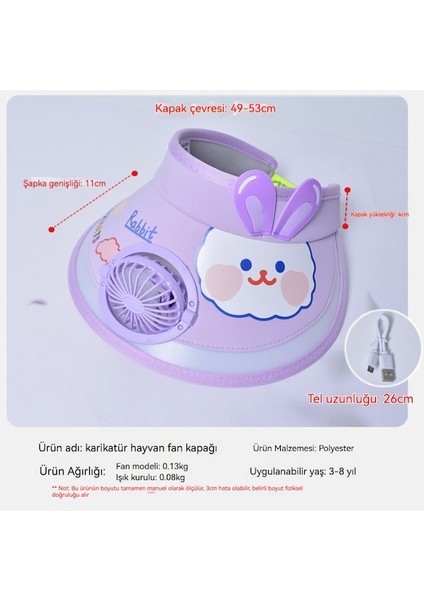 Çocuk Yaz Güneş Şapkası Fanlı (Yurt Dışından) modelleri