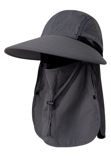 Tam Yüz Güneş Koruyucu Uv Balıkçı Şapkası (Yurt Dışından)