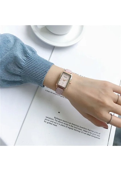 Aventra Pembe Vintage Retro Saat