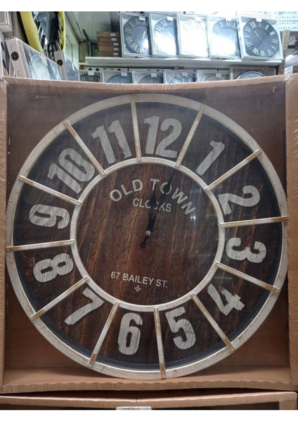 Retro Duvar Saati Camsız Eskitme indirimleri