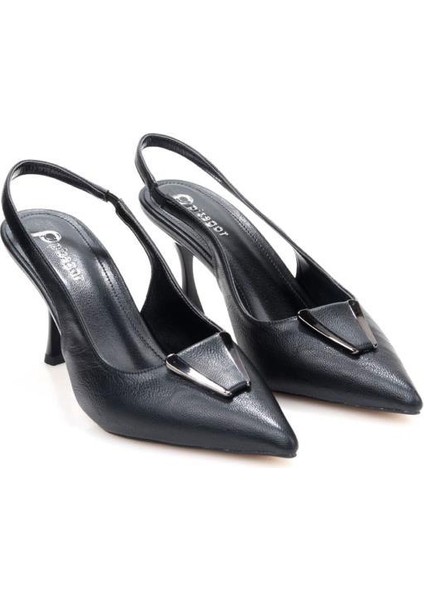 PS-32130 7 cm Topuklu Kadın Stiletto Abiye Ayakkabı
