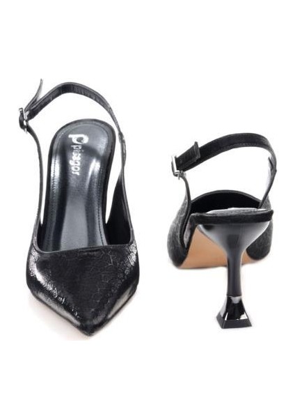 PS-32140 7 cm Topuklu Kadın Stiletto Abiye Ayakkabı modelleri