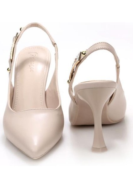 PS-32620 8,5 cm Topuklu Kadın Stiletto Ayakkabı fırsatları