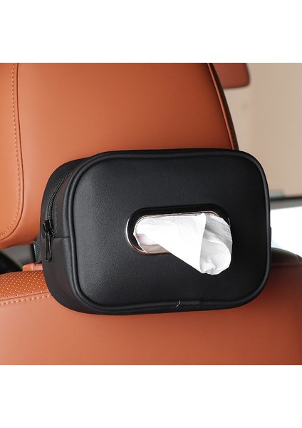 Araba Kutusu Asılı Yaratıcı Deri Doku Kutusu (Yurt Dışından)