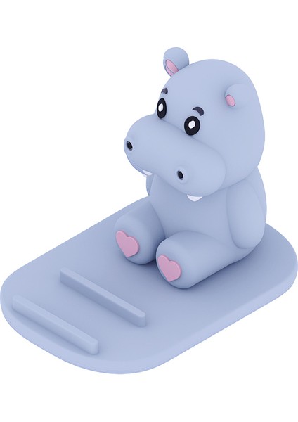 Yaratıcı Hippo Masaüstü Ayarlanabilir Çok Fonksiyonlu Telefon Tutucu (Yurt Dışından)