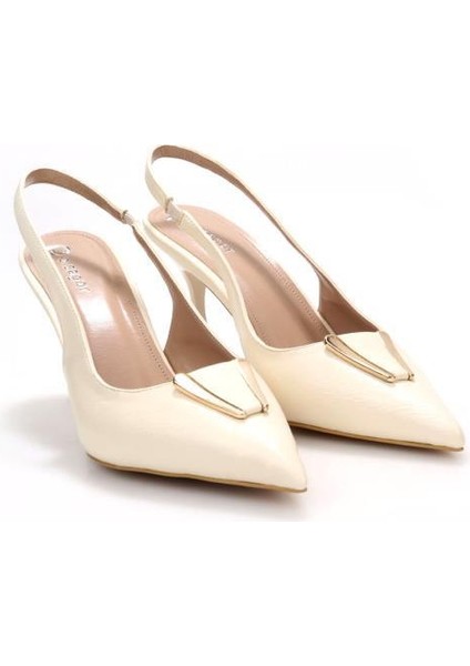 PS-32130 7 cm Topuklu Kadın Stiletto Abiye Ayakkabı