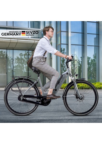 Asvıva B14N 27,5'' Hollanda Orta Motorlu Elektrikli Bisiklet – Güçlü & Konforlu E-Bike
