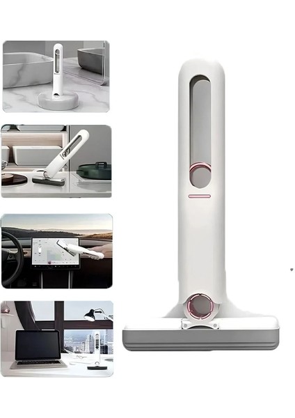 Taşınabilir Mini Mop Kendinden Sıkmalı Mini Temizlik Paspası Mutfak-Araba-Banyo-Camlarda Kullanım