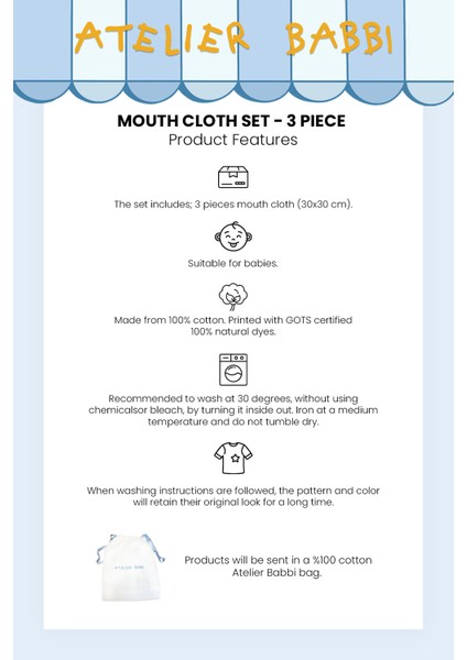 3'lü Ağız Bezi Seti - Funfair fiyatları