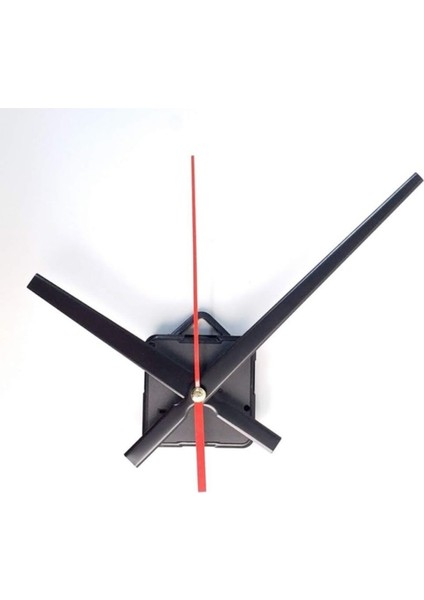 Duvar Saati Mekanizması Akrep Yelkovan Saniye Motor Sessiz Akar Saniyeli Uzun Şaftlı Askısız Motor