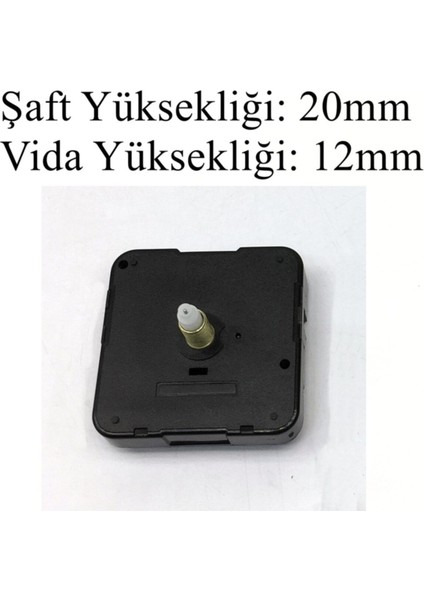 Duvar Saati Mekanizması Akrep Yelkovan Saniye Motor Sessiz Akar Saniyeli Uzun Şaftlı Askısız Motor modelleri