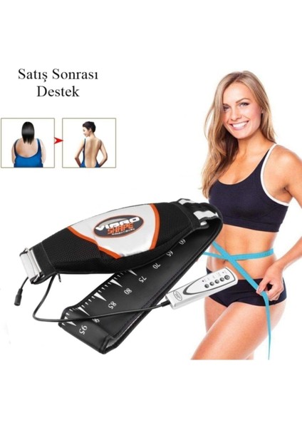 Vibro Shape Masaj Cihazı Çift Motorlu Isıtmalı Isıtmalı Titreşimli Kemeri