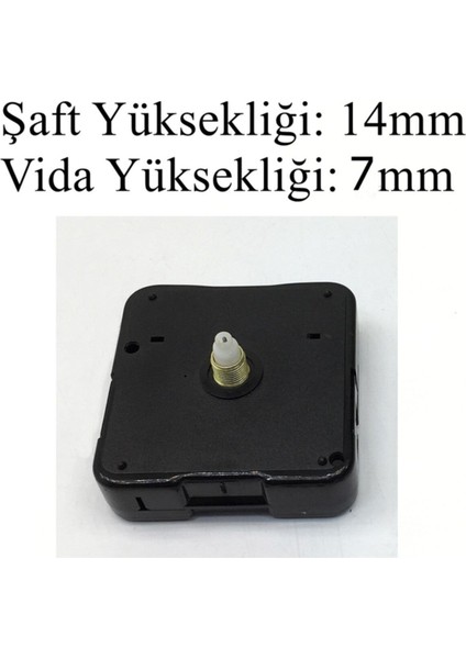 Duvar Saati Mekanizması Akrep Yelkovan Saniye Motor Sessiz Akar modelleri