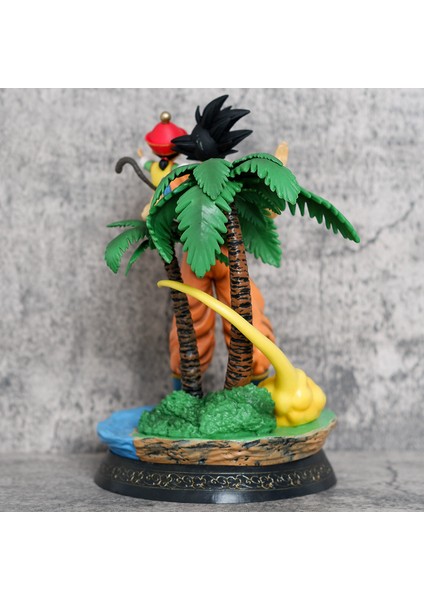 Yedi Dragon Ball Goku Baba ve Oğul Akını Oyun El-Do Modeli Süsler Heykel Hediyeler (Yurt Dışından)