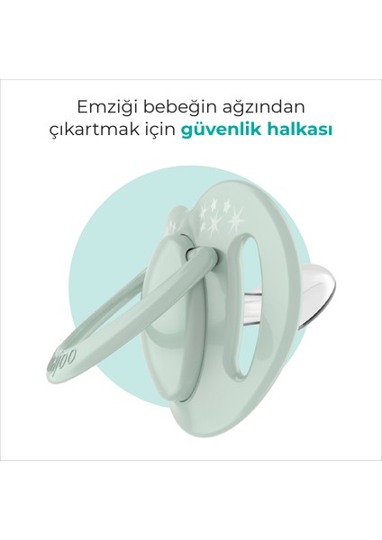 Ortodontik Damaklı Emzik, Powder Green, 6+ Ay, Emzik Saklama & Sterilizasyon Kutulu, İkili Set indirimleri