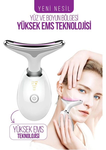 Boyun ve yüz şekillendirme güzellik cihazı, doğal ve etkili bakım ürünleri