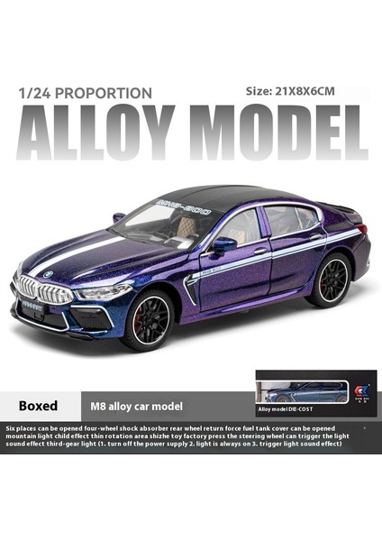 Bmw Alaşımlı Araba Modeli Bumerang Oyuncak Araba Süsleri Koleksiyonu (Yurt Dışından)