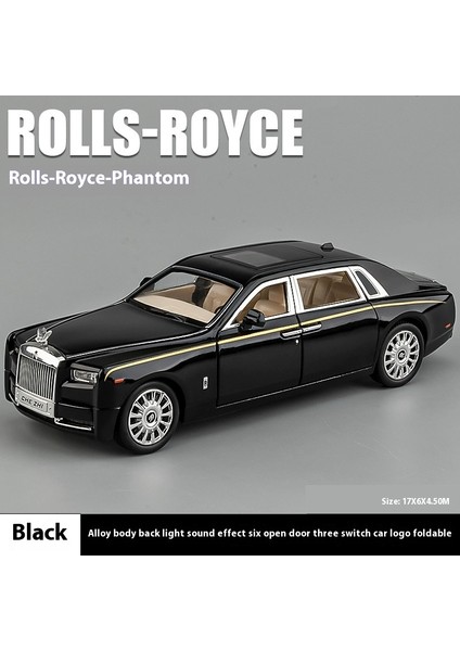 Rolls Royce Alaşımlı Yüksek Simülasyon Araba Modeli Koleksiyon Süsleri (Yurt Dışından)