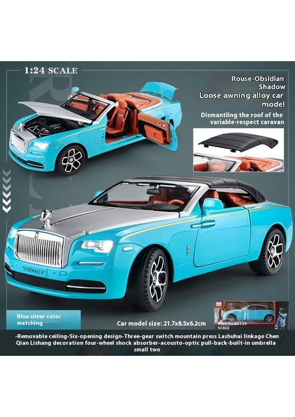 1:24 Rolls-Royce Phantom Alaşımlı Model｜koleksiyon Araba Süsü｜iş Hediyesi". (Yurt Dışından)