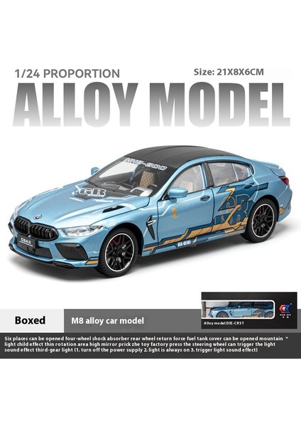 Bmw Alaşımlı Araba Modeli Bumerang Oyuncak Araba Süsleri Koleksiyonu (Yurt Dışından)