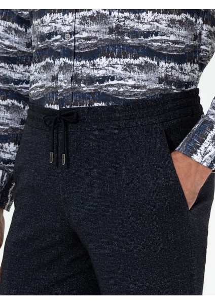 Erkek Lacivert Ex. Slim Fit Kumaş Pantolon 50256183-VR033